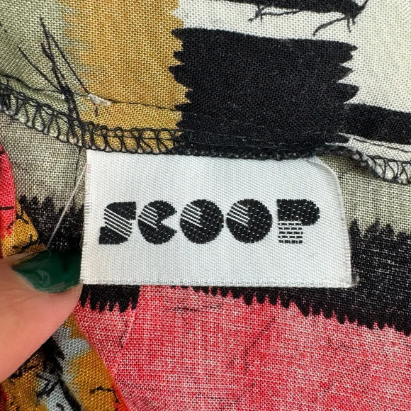 Scoop Faux Wrap Mini Skirt Womens Size Medium Multi Color Pattern - Picture 3 of 7